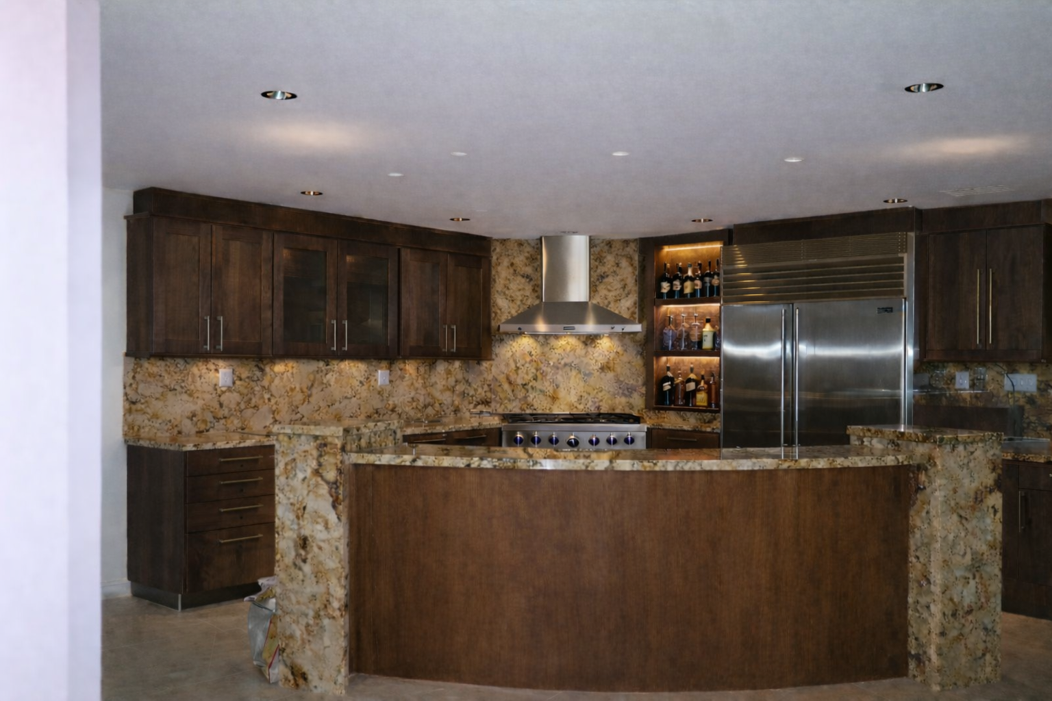 Kitchen remodeling Hollywood Hills with modern architectural design