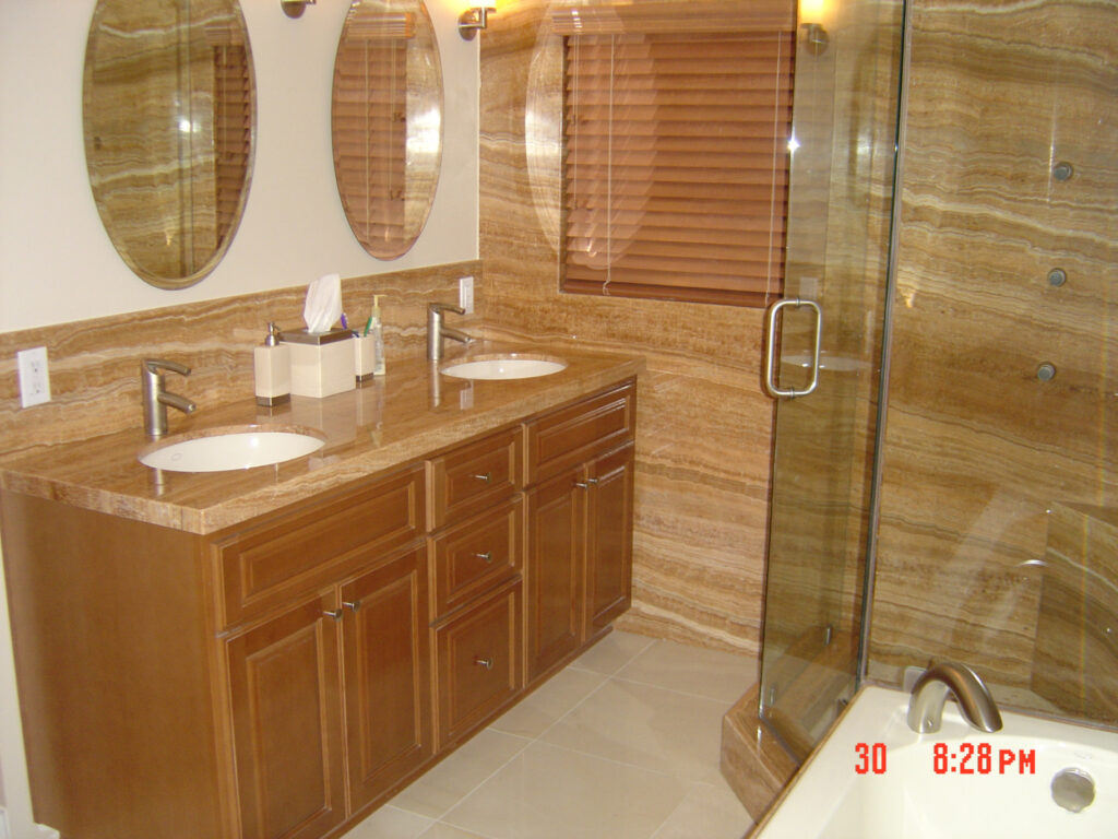 Bath after